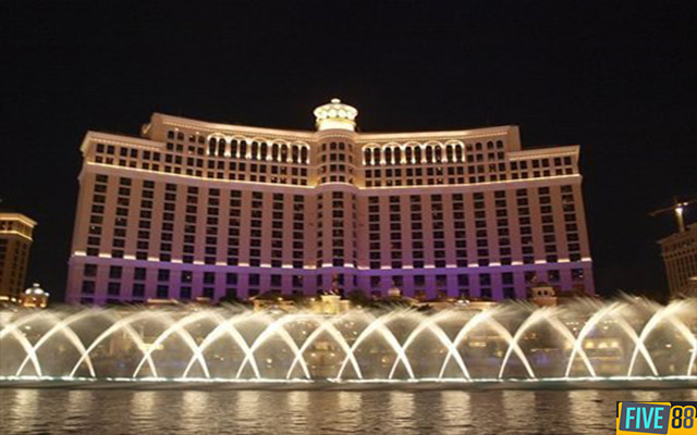 Sòng bạc lớn nhất thế giới Bellagio, Las Vegas, Mỹ 
