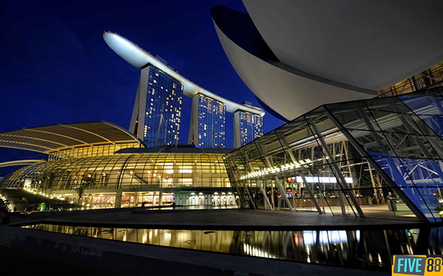 Sòng bạc lớn nhất thế giới Marina Bay Sands